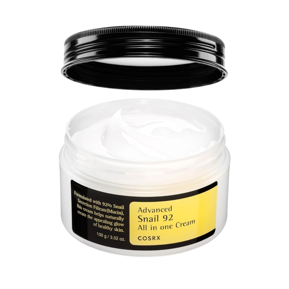 COSRX Snail Mucin 92% Face Moisturizer, 3.52 Oz, Lightweight Moisturing Cream